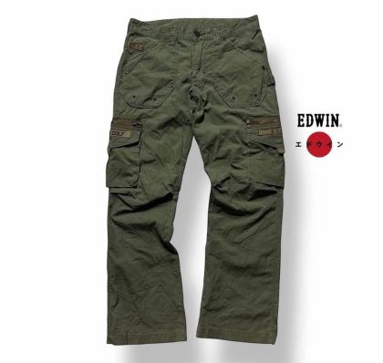 EDWIN GOLF Tactical Cargo Pants | Size 32–33” | Made in Japan 🇯🇵