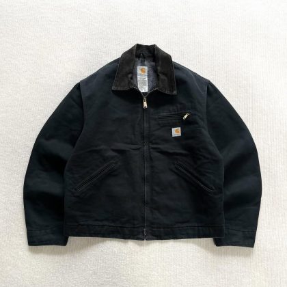 Carhartt Duck Detroit Jacket J01 BLK | 44 Regular | Made in USA 🇺🇸