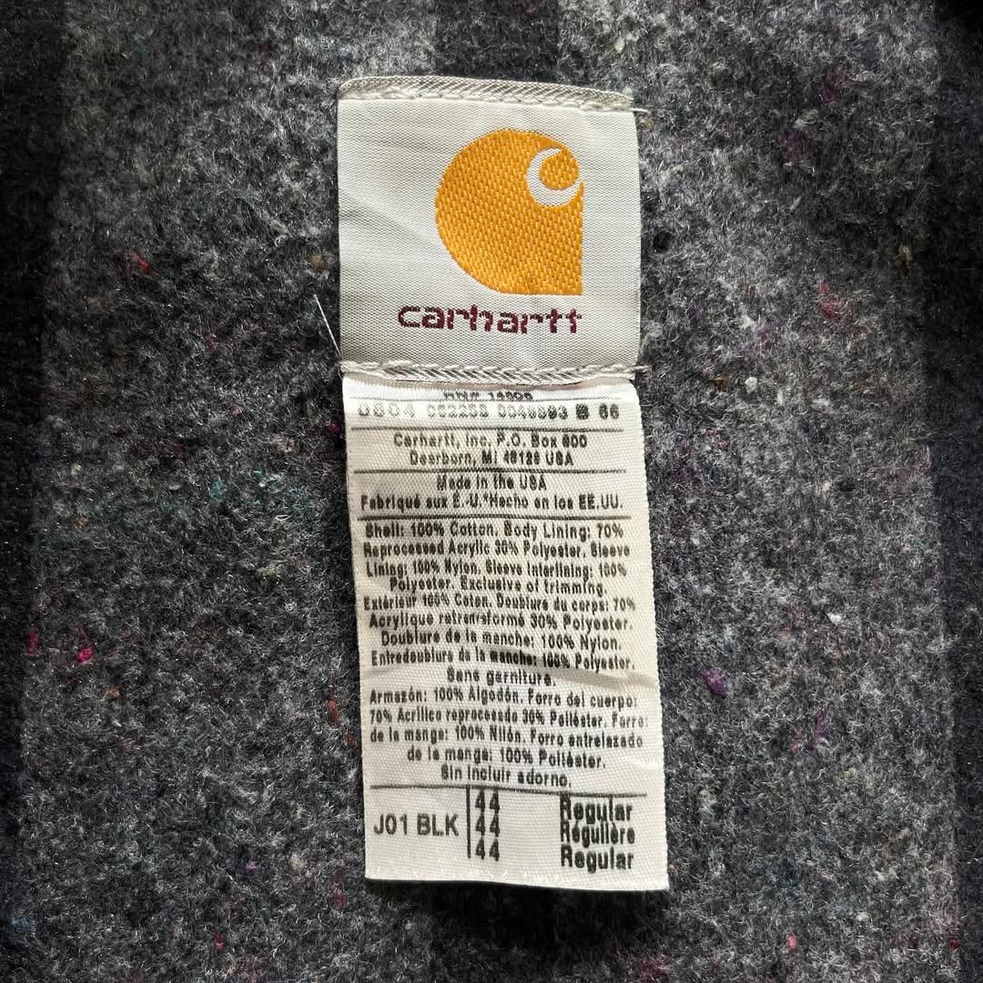 Carhartt Duck Detroit Jacket J01 BLK | 44 Regular | Made in USA 🇺🇸 - 图片 5