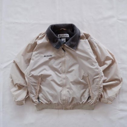 Columbia Beige Fleece-Lined Jacket | Size L | Made in China 🇨🇳