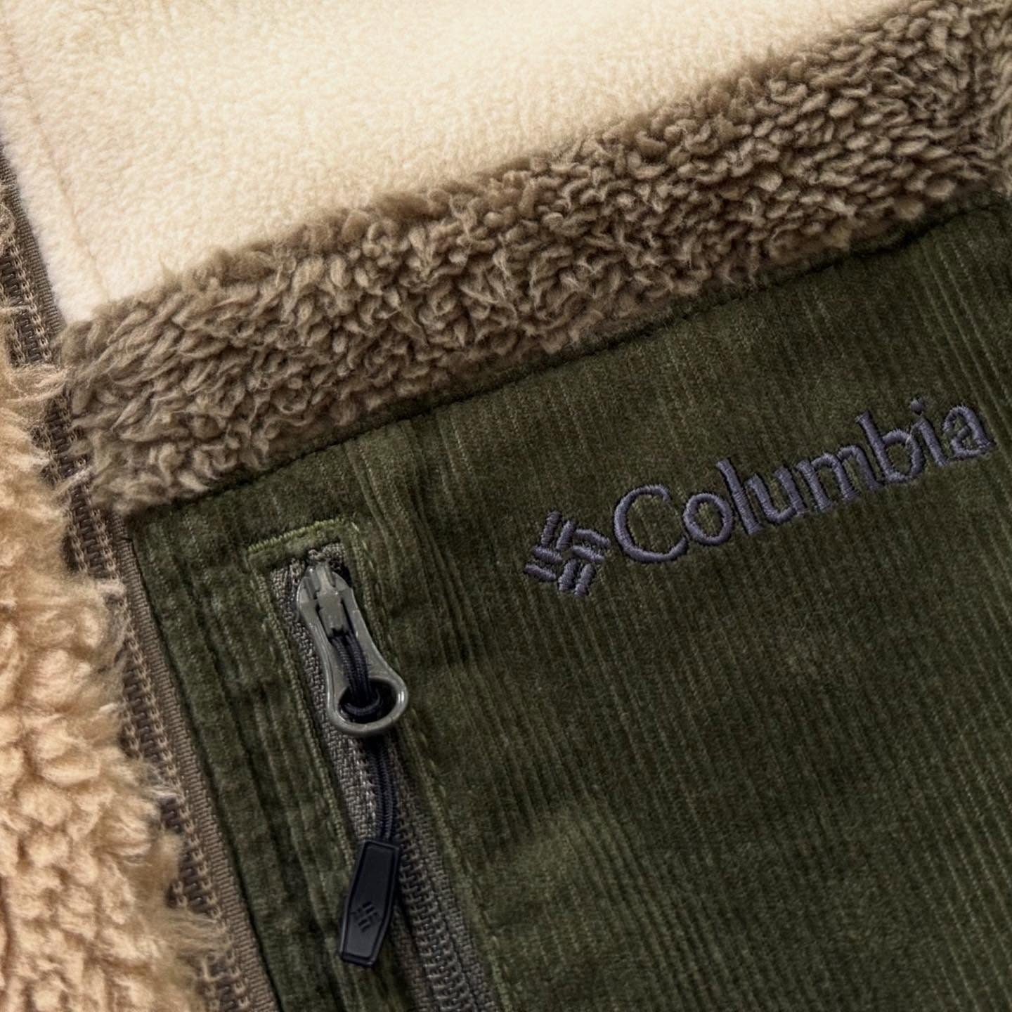 Columbia Fleece Patchwork Jacket | M | Made in China 🇨🇳 - 图片 6
