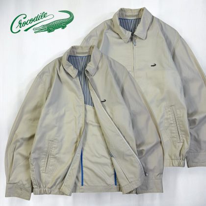 Crocodile Zip-Up Jacket | Size L | Made in Korea 🇰🇷