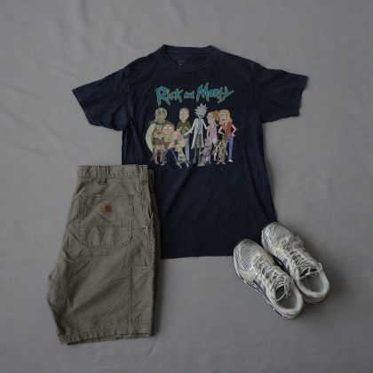 Rick and Morty Graphic T-Shirt | Size M | Made in Honduras 🇭🇳