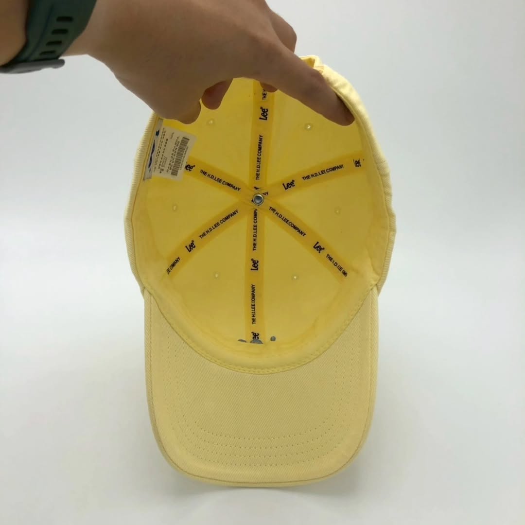 Lee Yellow Baseball Cap | One Size | Made in Cambodia 🇰🇭 - 图片 5