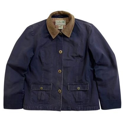 L.L.Bean Lined Cotton Chore Jacket | Navy | Made in USA 🇺🇸 | Unisex M