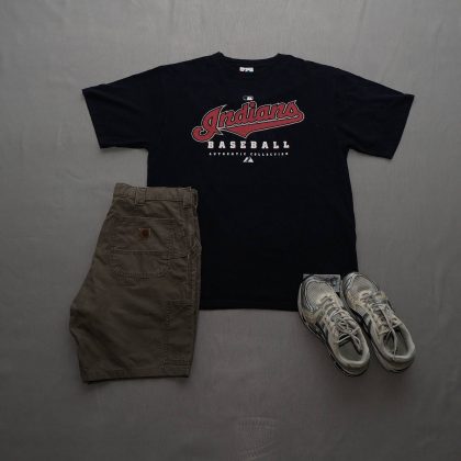 Majestic MLB “Indians Baseball” T-Shirt | L | Made in Honduras 🇭🇳
