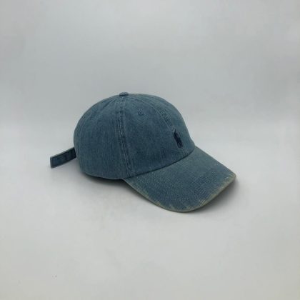 POLO RALPH LAUREN Denim Baseball Cap | Adjustable | Made in Cambodia 🇰🇭