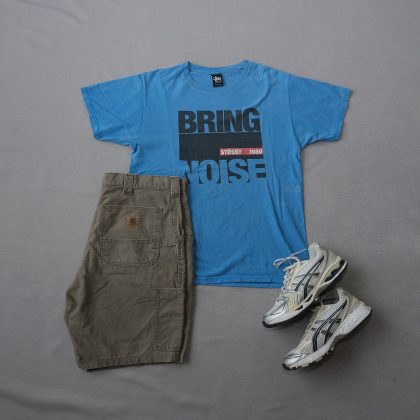 Stüssy “BRING NOISE” Graphic Tee | Size M | Made in Mexico 🇲🇽