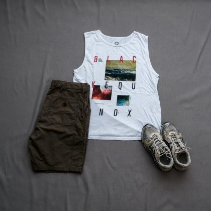 Graphic Print Sleeveless Tank | Size M